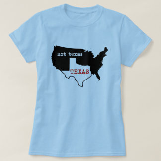 Texas/não camisa das senhoras de Texas