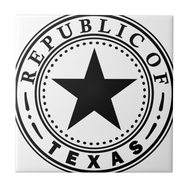 Texas (república do selo de Texas) (Frente)