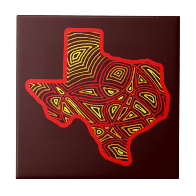 Texas Scribbleprint Art (Frente)