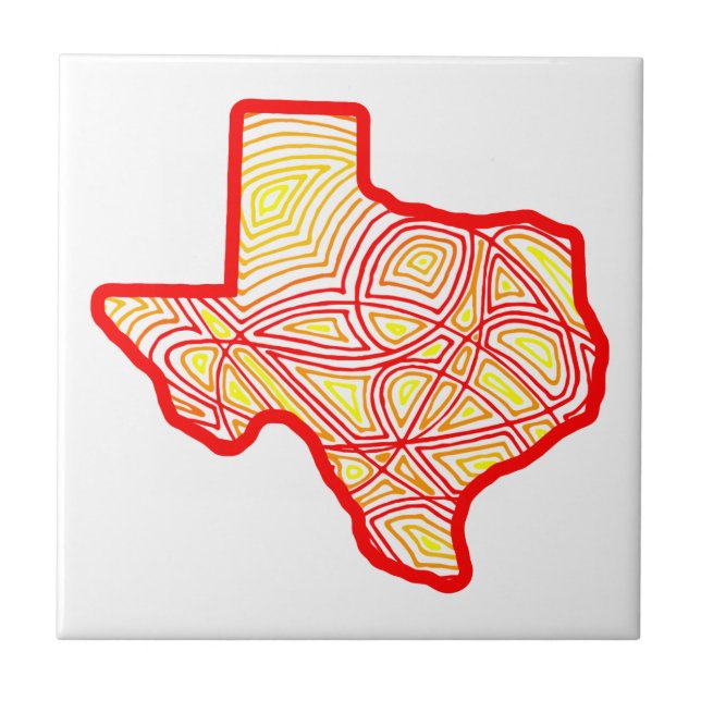 Texas Scribbleprint Art (Frente)
