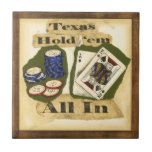 Texas segure-os com King e Ace<br><div class="desc">Foi-lhe dada uma bonito mão quando um Ace e um Rei são as suas cartas! Aproveite esta pintura de um Texas Segurando-as na mão e batatas fritas. Vai comprar esta peça hoje!</div>