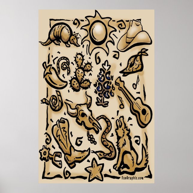 Texas Thang Poster (Frente)