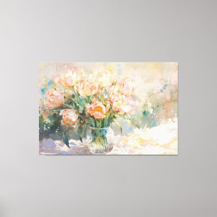 *~* Text TV2 AINDA TULIPS Stretch Canvas Print (Im