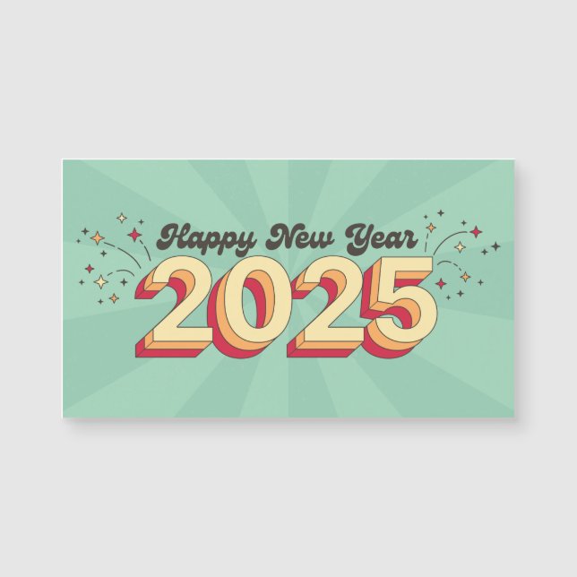 texto alegre ano novo 2025 groovy (Frente)