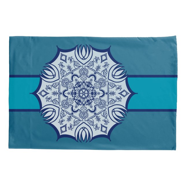 Texto Azul e Branco com Criaturas (Verso)