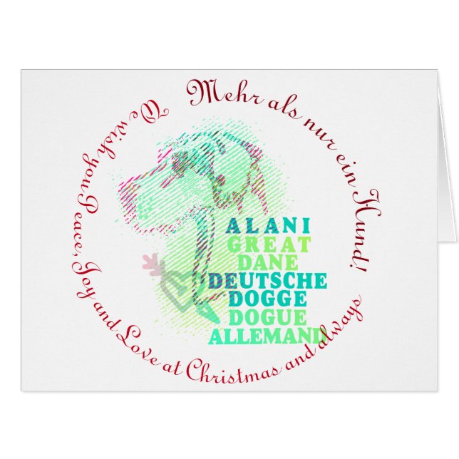 Texto curvo do Cartão de Dane Grande (Frente horizontal)