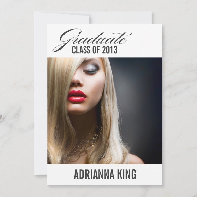 Texto da Cinza do Anúncio do Formando (Frente)