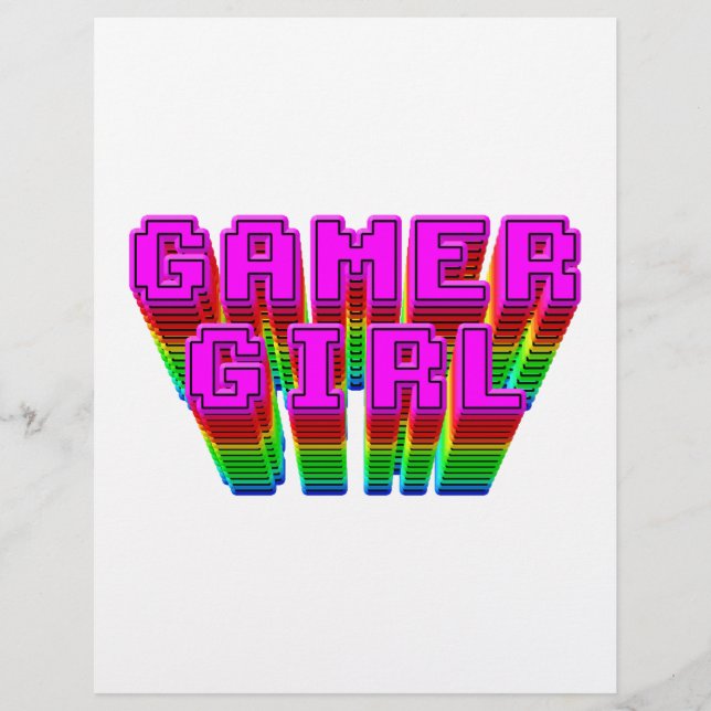 Texto da Gamer Girl (Frente)