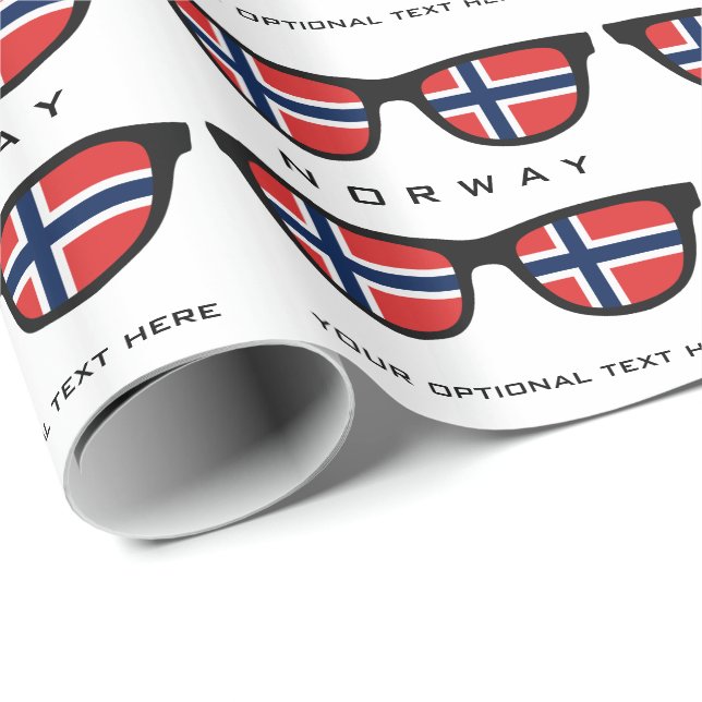 Texto das máscaras norueguesas & papel de embrulho (Ponta do rolo)
