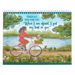 Texto De 2024 Ano Ps 56:3 Calendário