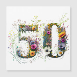 Texto de Flores Silvestres Decorativas para 50º An