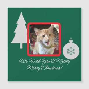 Texto de Foto de Cat Personalizável, Natal