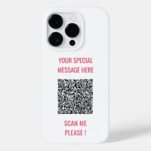 Texto de informações de código QR personalizado Pr