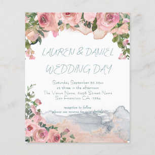 Texto de Orçamento Código QR Blush Blush Pink Casa