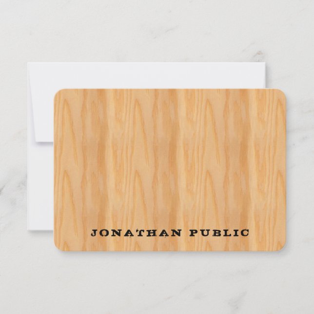 Texto Distinto Monograma Madeira Modelo (Frente)