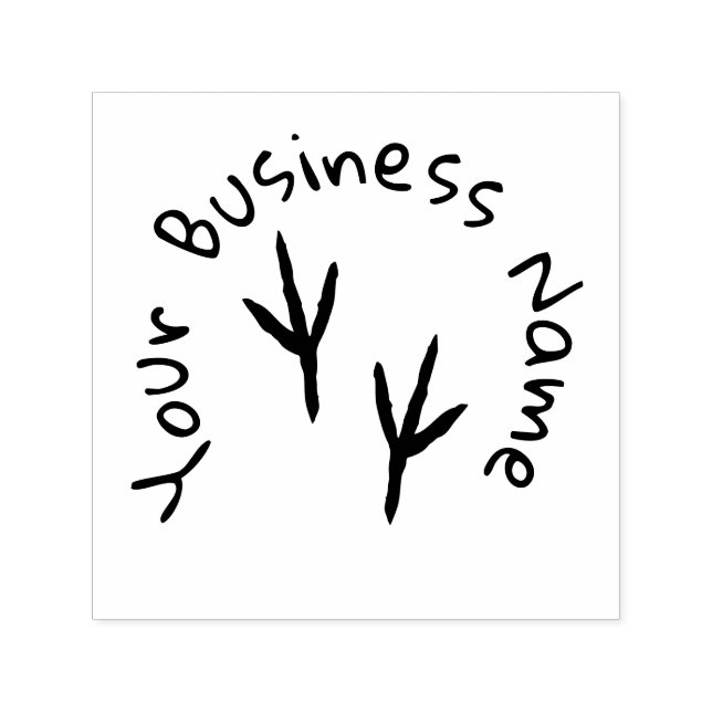 Texto do Círculo e Carimbo de Borracha com Autotin (Design)