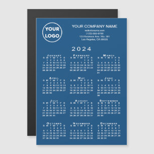 Texto do Logotipo Comercial do Calendário 2024 Tex