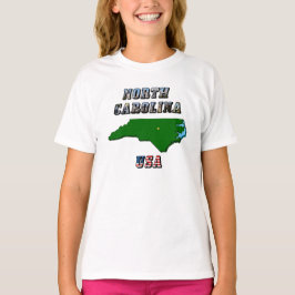 Texto do Mapa da Carolina do Norte, Foto e Sinaliz