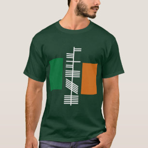 Texto do Ogham - Camisa "Irlanda"