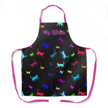 Texto do Script do Padrão do Arco-Íris de Gatos