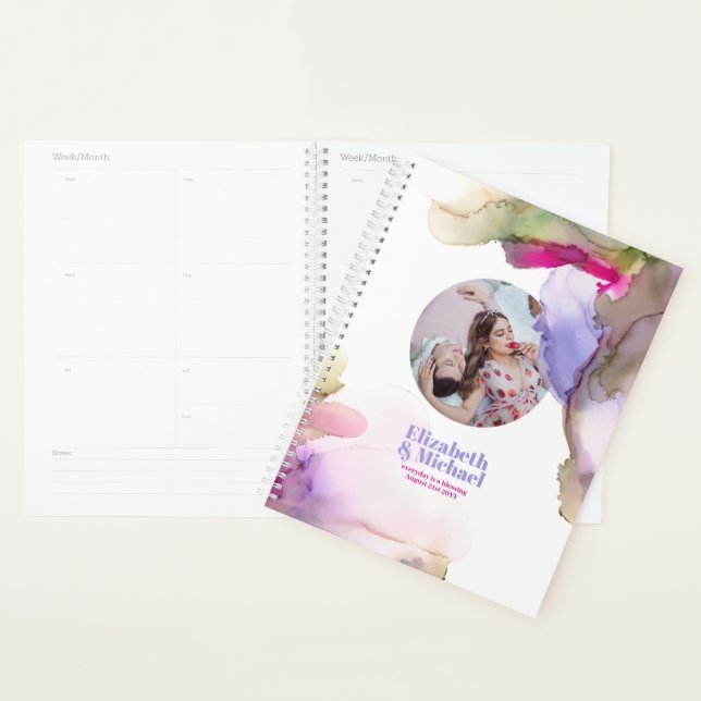 TEXTO e FOTO da Moody Watercolor dos Planejadores  (Exibição)