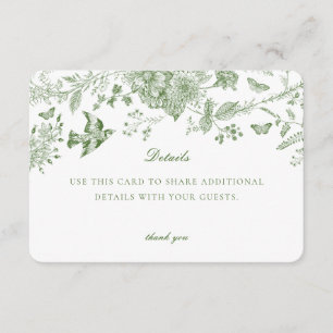 Texto Floral Verde Texto Floral Convite Inserir