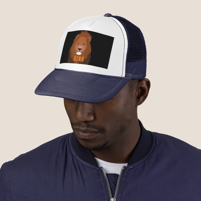 Texto KING impresso com Na moda de Boné de imagem  (In Situ)