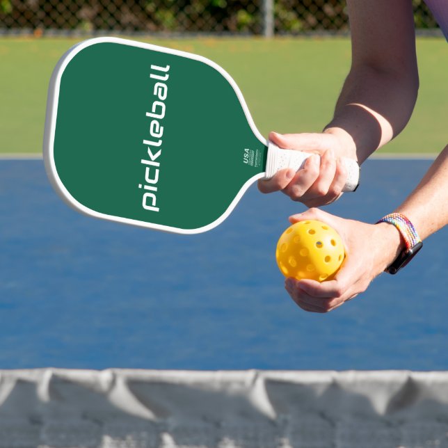 Texto Moderno Do PICKLEBALL Branco Sobre O Hunter  (Insitu)
