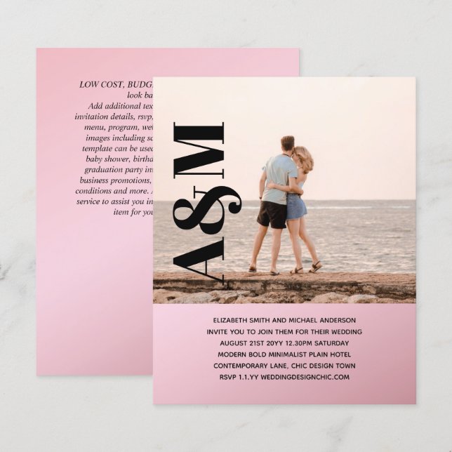 TEXTO NEGRITO FOTO DE Festa de noivado DO ORÇAMENT (Frente/Verso)