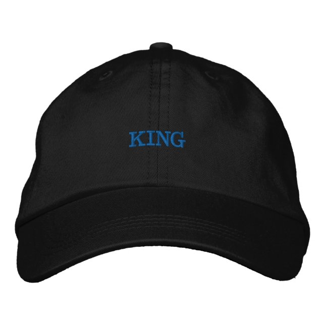 TEXTO/ NOME KING Chapéus & Bonés Personalizados (Frente)