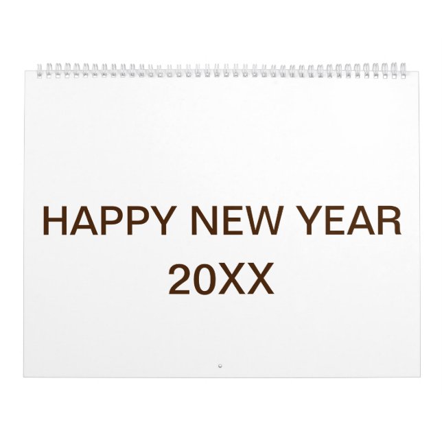 Texto personalizado atualizado Calendário do logot (Capa)