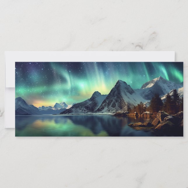 Texto personalizado Aurora Borealis (Frente)