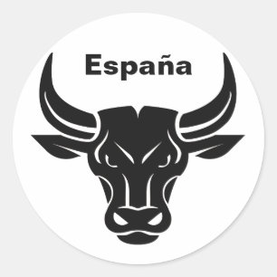 Texto personalizado Bull estilizado e adesivos col