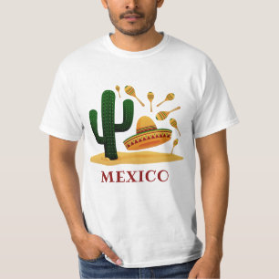 Texto personalizado Camisas e jaquetas do MÉXICO