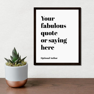 Texto Personalizado, Citação, Poster de Música Lír