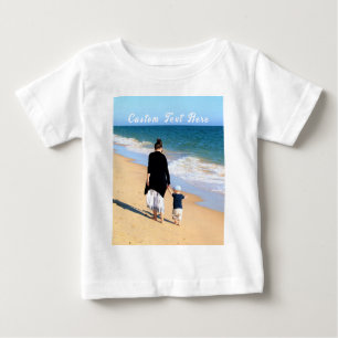 Texto Personalizado Da Sua Foto Do Bebê Da Camisa