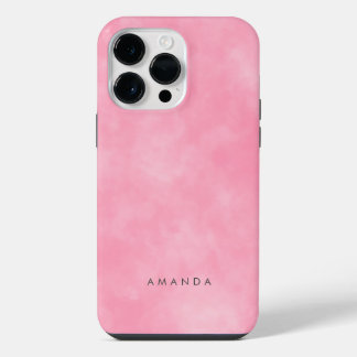 Texto Personalizado das Nuvens do Céu Cor-de-Rosa