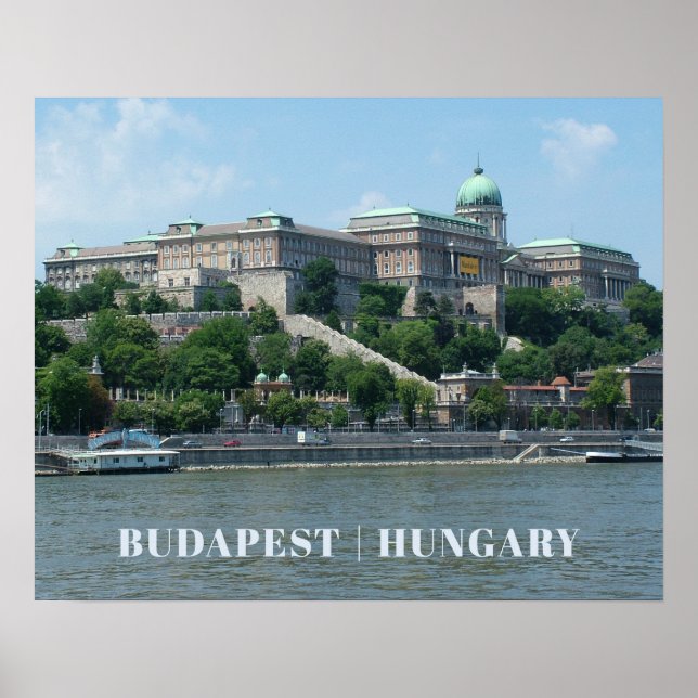 Texto personalizado de Budapeste poster 1 (Frente)