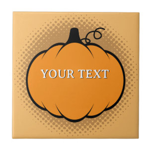 Texto Personalizado de Desenho de Pumpkin da Estaç