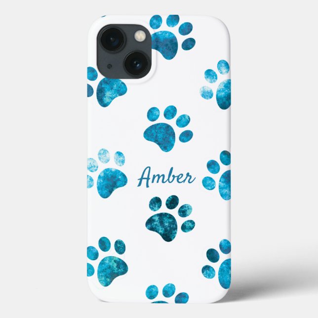 Texto Personalizado de Turquesa Branco com Impress (Verso)