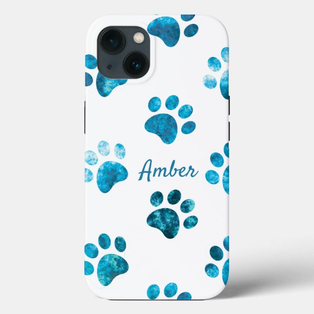 Texto Personalizado de Turquesa Branco com Impress (Verso)