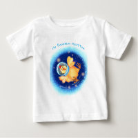 Texto Personalizado Do Cartoon Do Camisa Do Bebê D