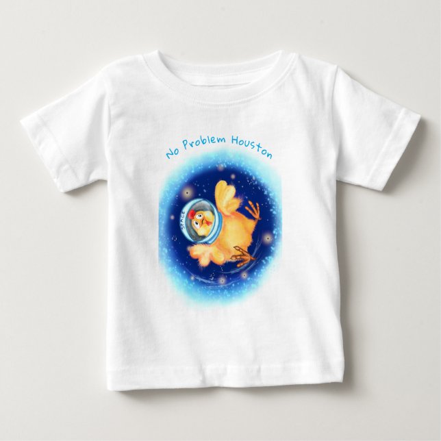 Texto Personalizado Do Cartoon Do Camisa Do Bebê D (Frente)