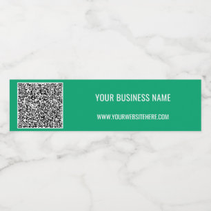Texto Personalizado do Código QR e Etiquetas de Fr