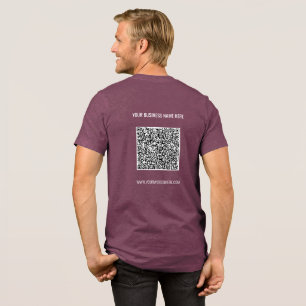 Texto personalizado do código QR personalizado Neg