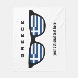 Texto personalizado do grego Shades e cobertores d