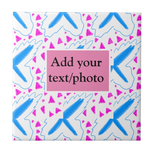 Texto personalizado do nome de adição do padrão az (Frente)