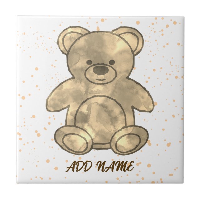 Texto Personalizado do Urso de Teddy-Cuja (Frente)