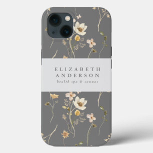 Texto Personalizado Florais Botânicos De Flor Selv