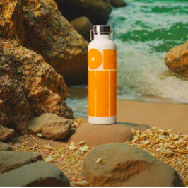 Texto Personalizado Moderno OH Cor Laranja OH